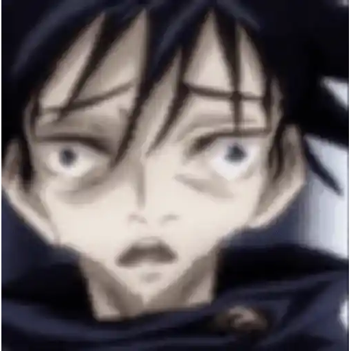 Sticker: Megumi Fushiguro shocked