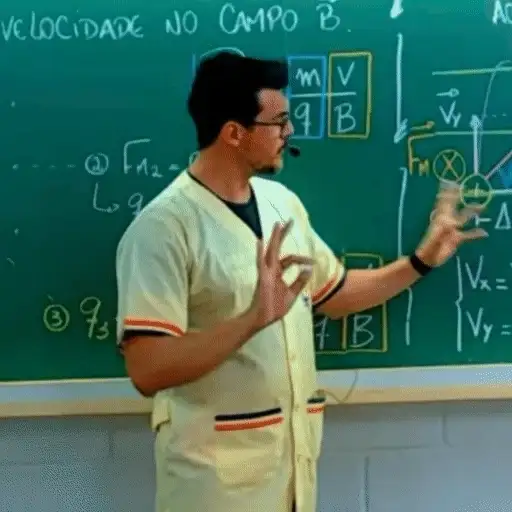 Sticker: Professor explaining