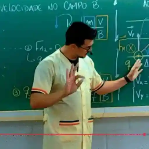 Sticker: Teacher explaining physics