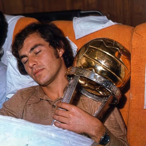 Sticker: Roberto Rivelino con la Libertadores