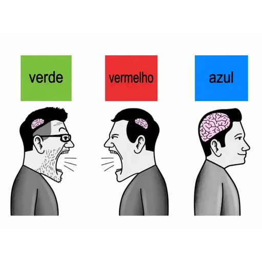 Figurinha: Verde, Vermelho, Azul