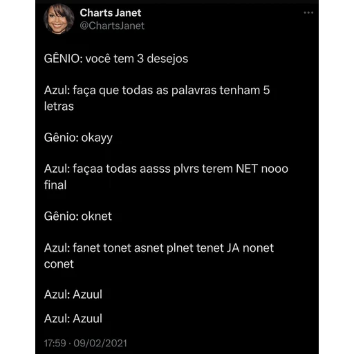 Figurinha: Gênio e os 3 desejos