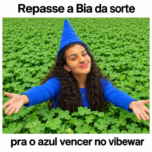 Figurinha: Bia da sorte