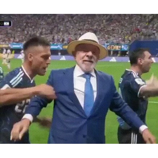 Sticker: Lula con la selección argentina