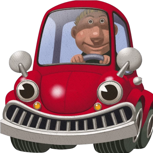 Figurinha: Noddy no seu carro