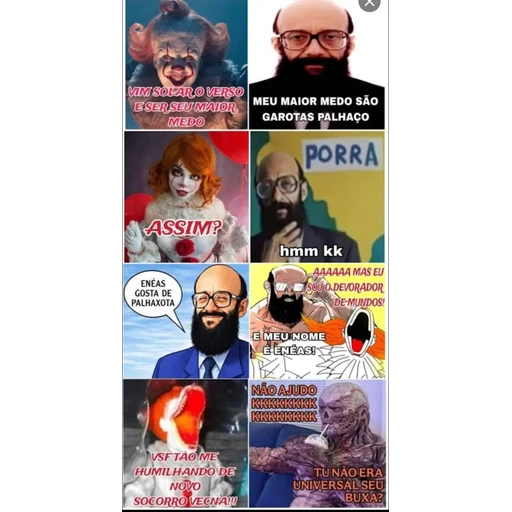 Figurinha: Enéas vs Pennywise