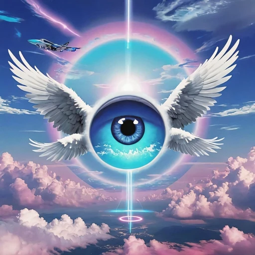 Sticker: Mystical Winged Eye