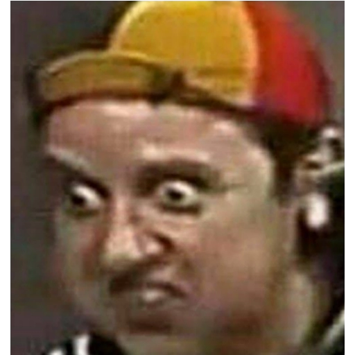 Figurinha: Quico indignado