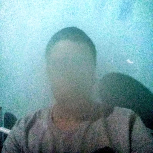 Sticker: Person with fog effect