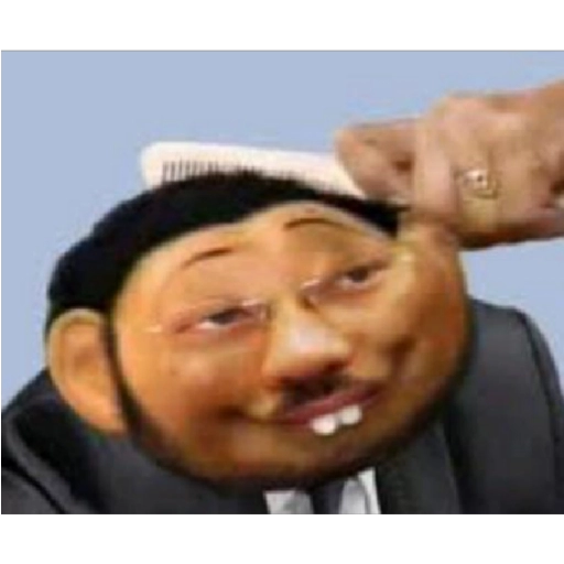 Figurinha: Meme rosto engraçado