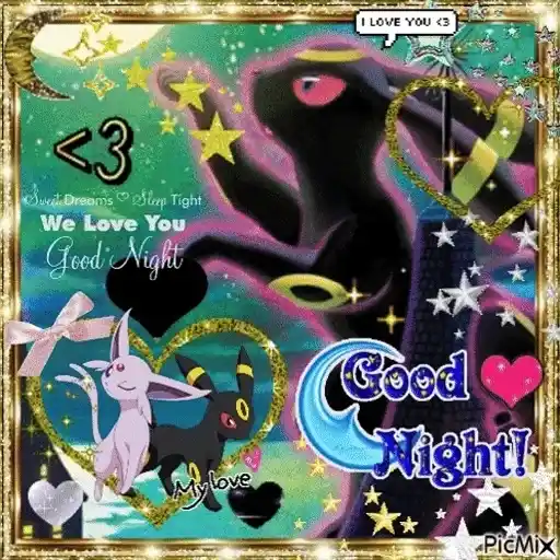 Figurinha: Boa Noite com Pokémon
