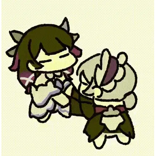 Sticker: Personajes Chibi