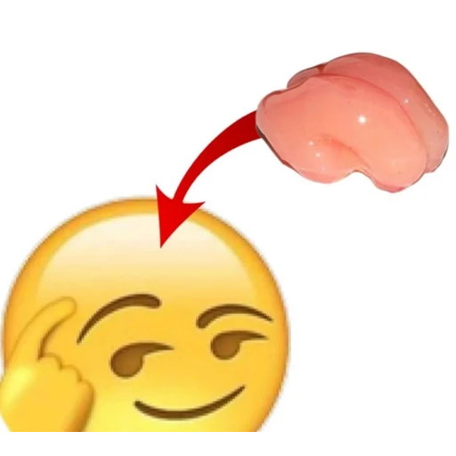 Figurinha: Cérebro entrando na mente
