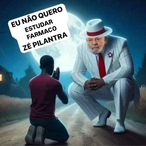 Figurinha: Lula ensinando Farmacologia