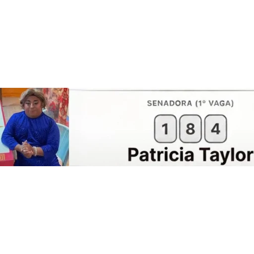 Figurinha: Patricia Taylor