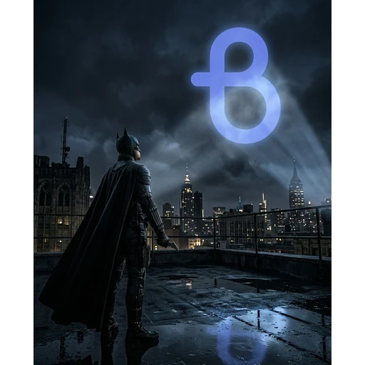 Sticker: Batman and the Bat-Signal