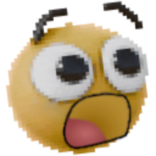 Figurinha: Emoji assustado