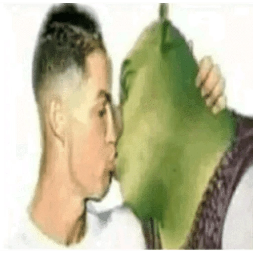 Sticker: Cristiano Ronaldo y Shrek