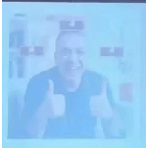 Sticker: Faustão thumbs up