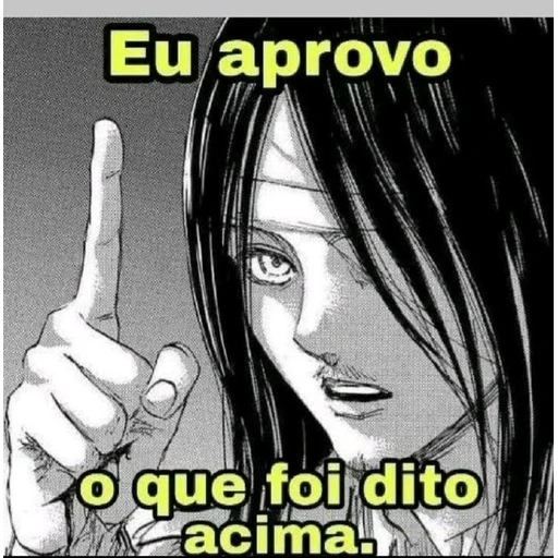 Sticker: Eren Yeager approves