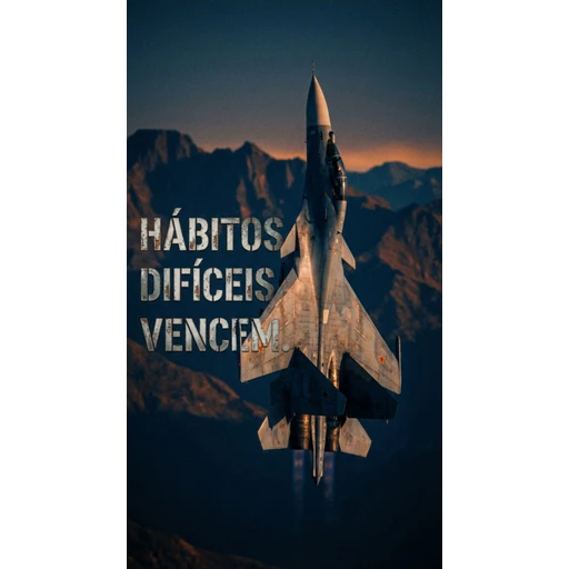 Figurinha: Hábitos difíceis vencem