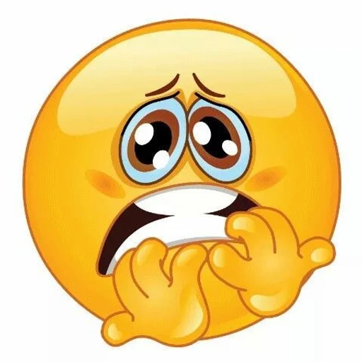 Sticker: Scared Emoji