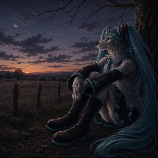 Figurinha: Hatsune Miku Furry