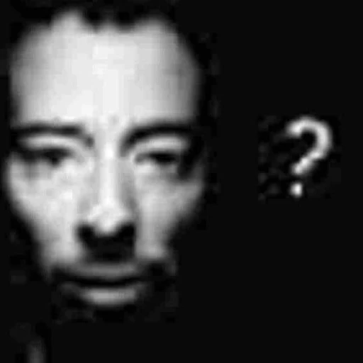 Figurinha: Thom Yorke confuso