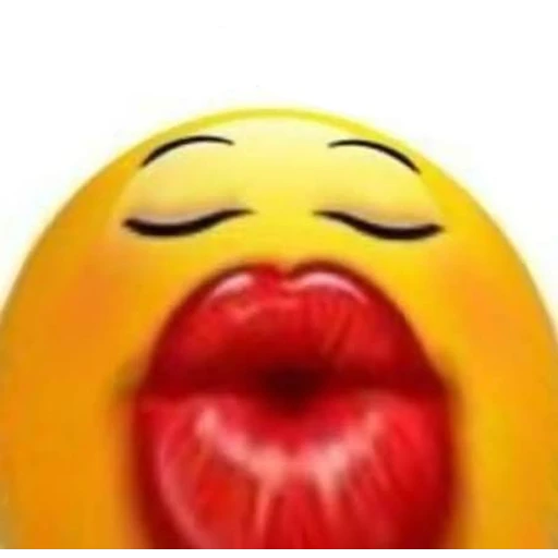 Figurinha: Emoji beijando