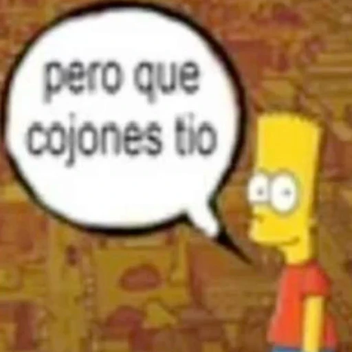 Sticker: Bart Simpson: ¿Qué es esto, mano?