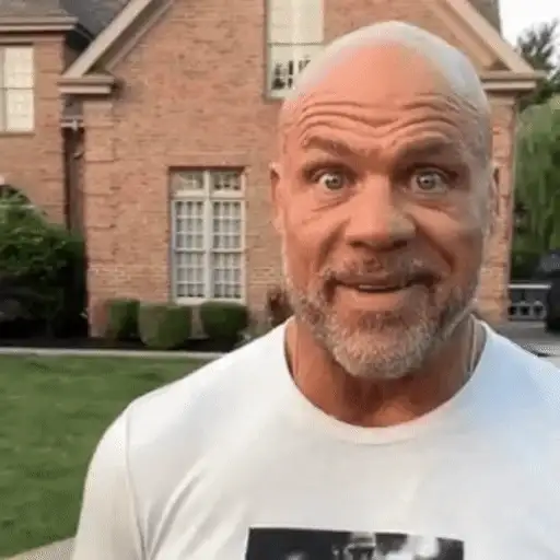 Sticker: Kurt Angle mirando