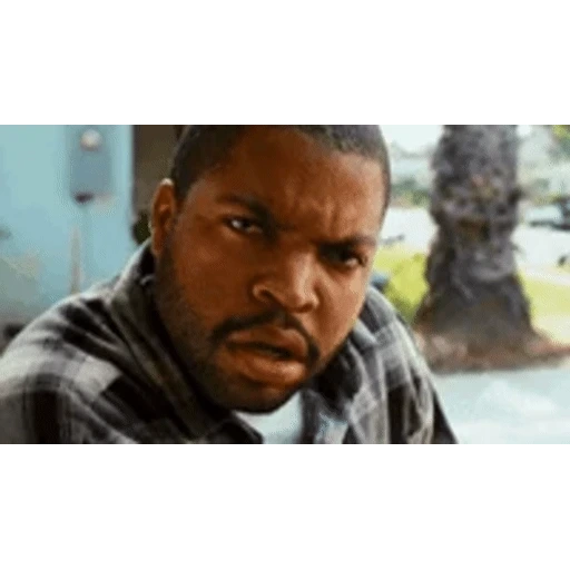 Sticker: Ice Cube suspicious reaction