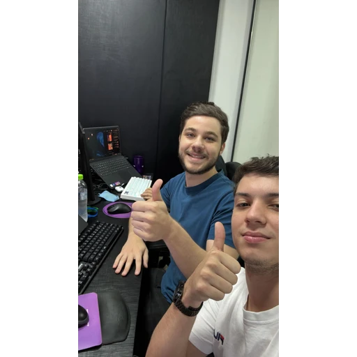 Sticker: Two Friends Thumbs Up