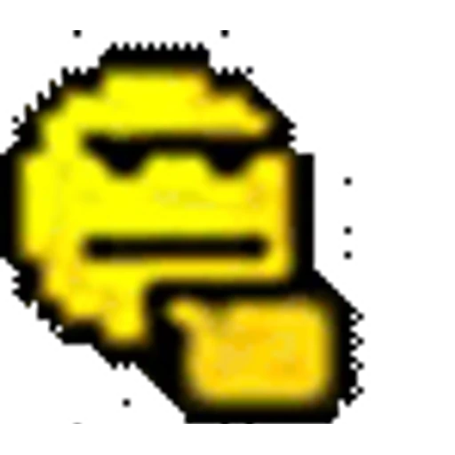 Sticker: Emoji amarillo hablando
