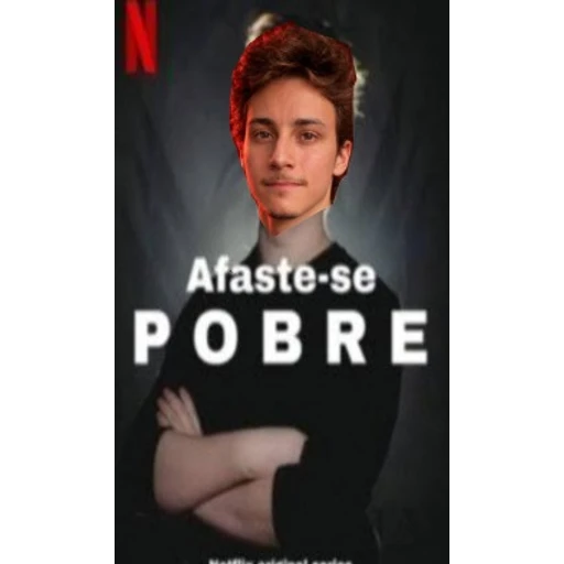 Figurinha: Afaste-se Pobre