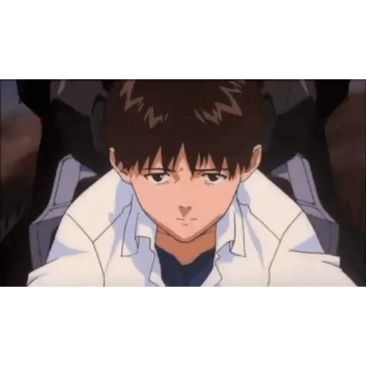 Figurinha: Shinji Ikari entediado