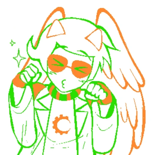 Figurinha: Jade Harley comemorando