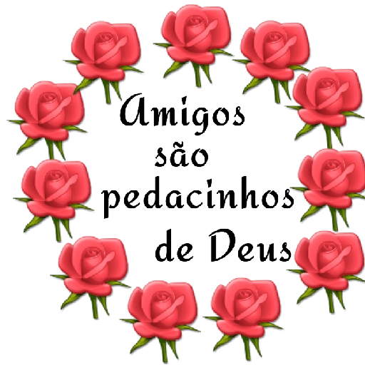 Sticker: Red Rose Frame