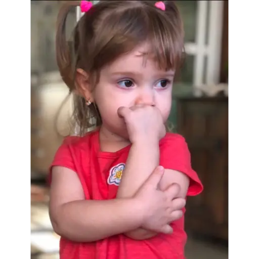Sticker: Thinking child