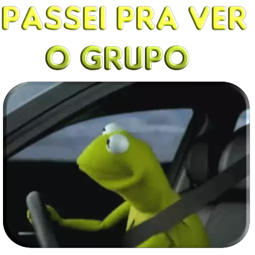 Figurinha: Passei pra ver o grupo
