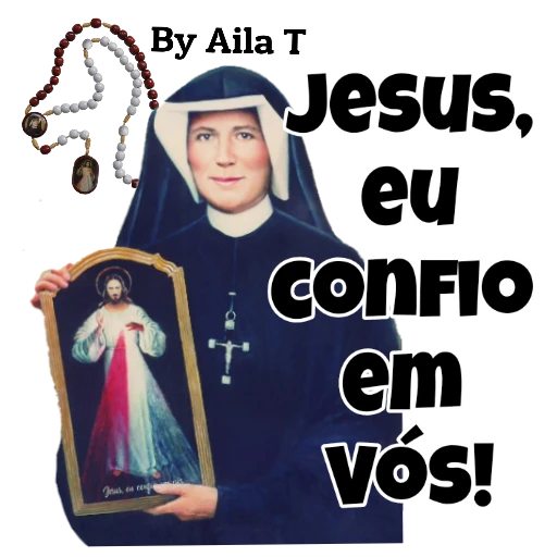 Figurinha: Jesus, eu confio em Vós!