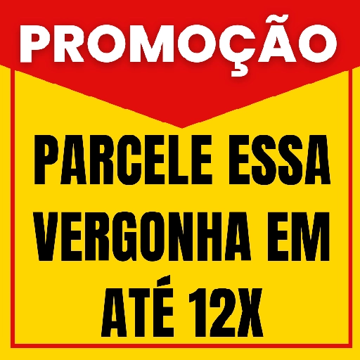 Figurinha: Promoção: Parcele essa vergonha em 12x