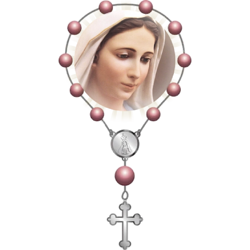 Figurinha: Nossa Senhora com Rosário