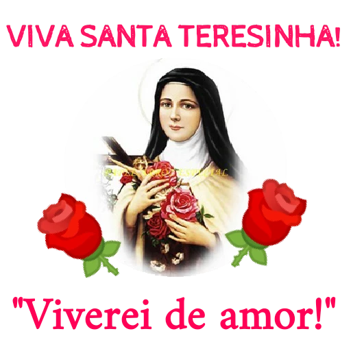 Figurinha: Viva Santa Teresinha