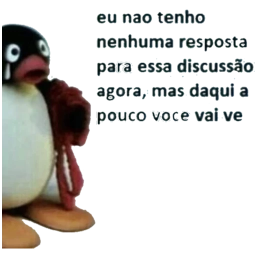 Figurinha: Pingu triste