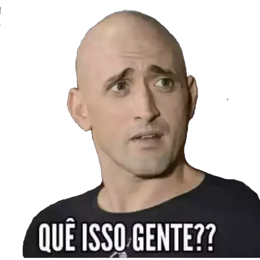Figurinha: Que isso gente