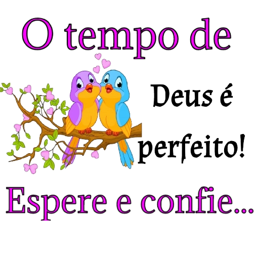 Figurinha: Pássaros apaixonados
