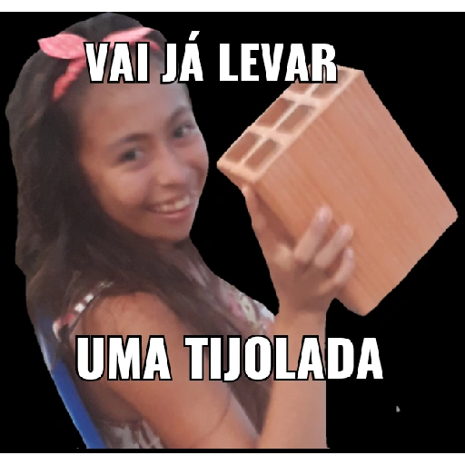 Figurinha: Uma Tijolada