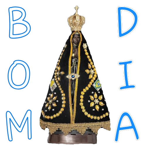Figurinha: Bom Dia Nossa Senhora Aparecida