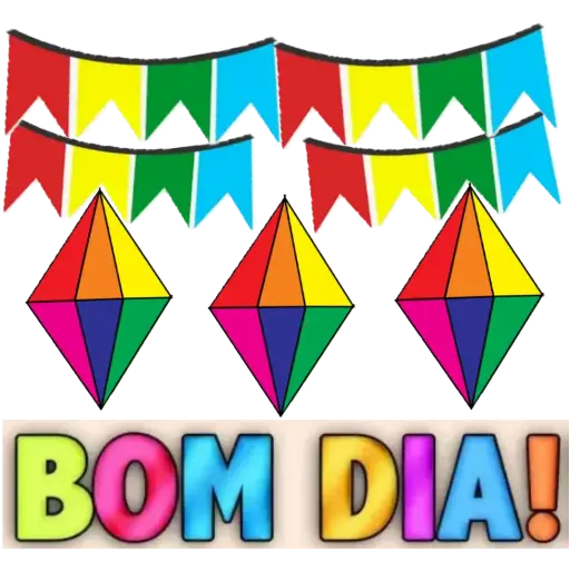 Figurinha: Bom Dia com Festa Junina